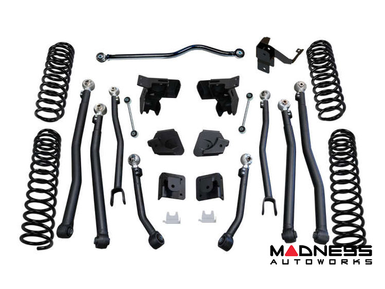 Jeep Wrangler JKU Lift Kit System - 4" - Long Arm